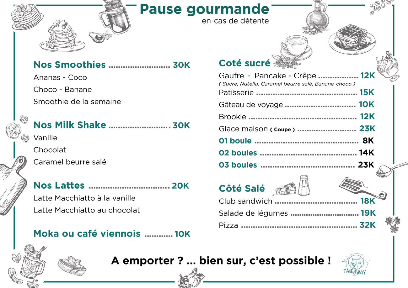 Menu Citron poivre
